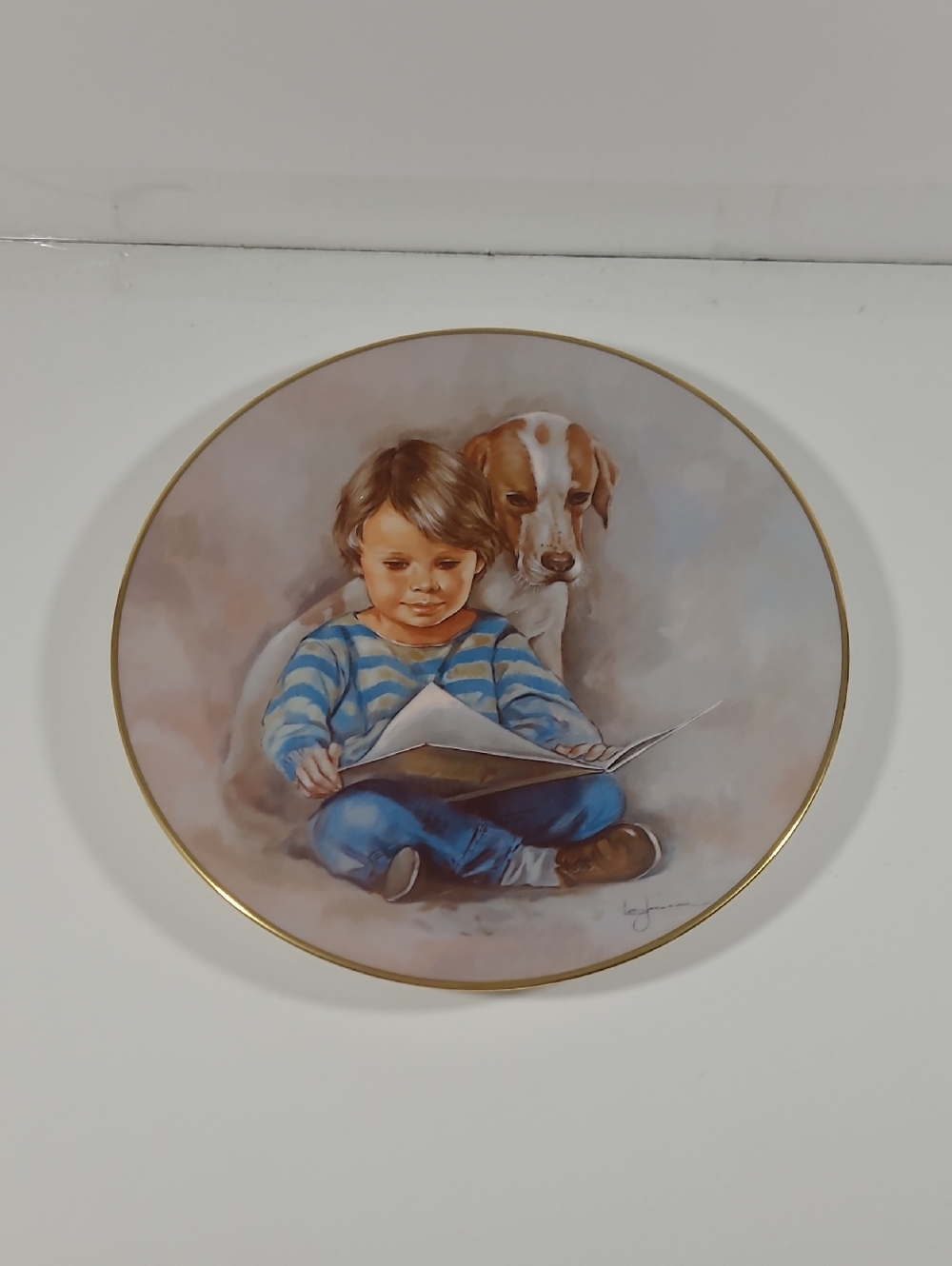 1983 "Future Teacher" by Leo Jansen Decorative Collector Plate #589/9800